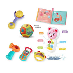 Set Rasca Encias y Sonajeros Estimulacion