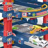 Juguete Pista Almacenamiento de Autos detalle