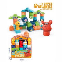 Juguete Bloques Atlantis Cangrejo