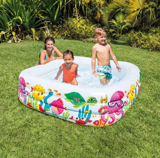 Piscina Inflable Cuadro Animales