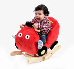 Balancín infantil carro rojo con silla Mimi Rock