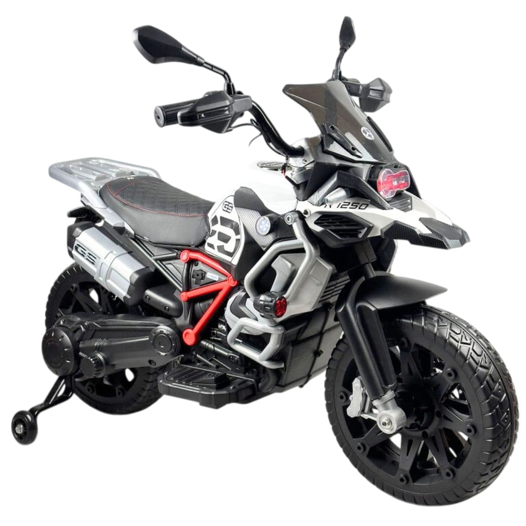 Moto montable recargable RAPZOR para niños color blanco