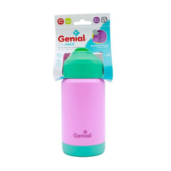 Termo en Acero Inoxidable Con Pitillo Cool rosa