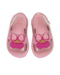 sandalias rosas para niña baby cherry con glitter