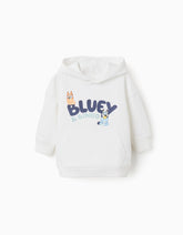 Sudadera capucha blanco Bluey & Bingo niños