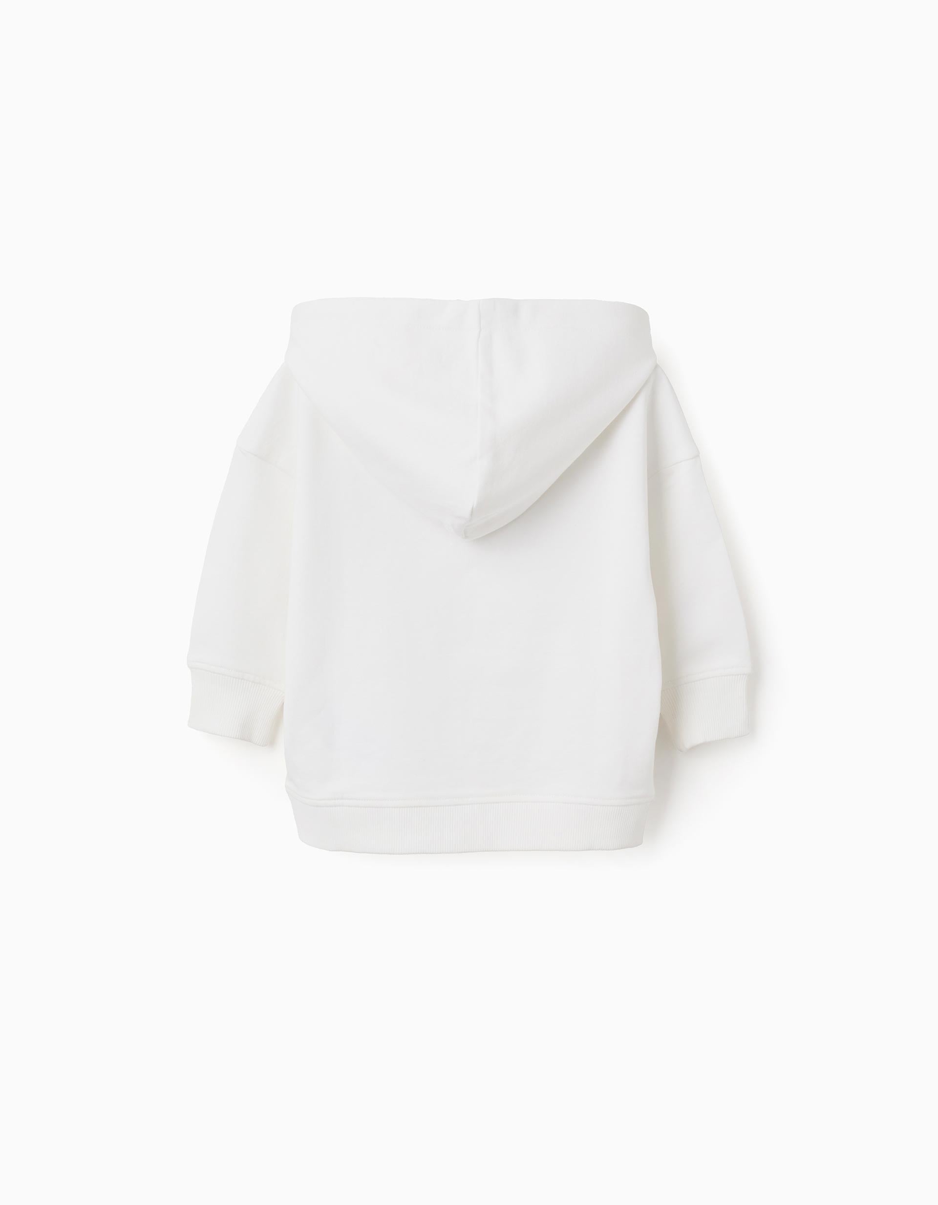 Sudadera niño color blanco con gráfico Bluey y Bingo