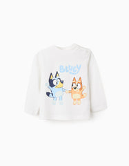 Camiseta Estampado Bluey Blanco Zippy