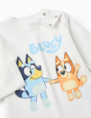 Camiseta Estampado Bluey Blanco Zippy