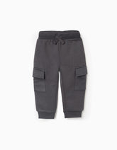 Pantalón Sudadera Gris Oscuro Zippy