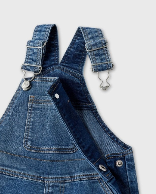 Overol Denim Azul Oscuro Zippy Detalle