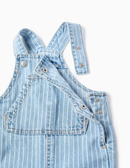 Bolsillo frontal estilo bandolera overol denim bebé