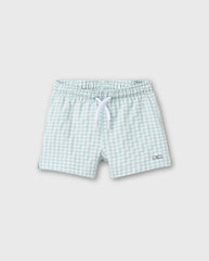 Bermuda Cuadros Azul Zippy