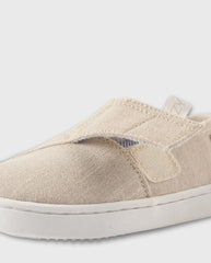 Tenis Velcro Lona Beige Zippy Detalle
