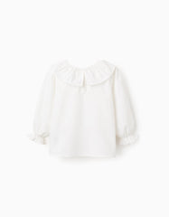 Blusa Manga Larga Cuello Beige Zippy