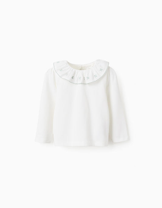 Blusa Manga Larga Cuello Verde Zippy