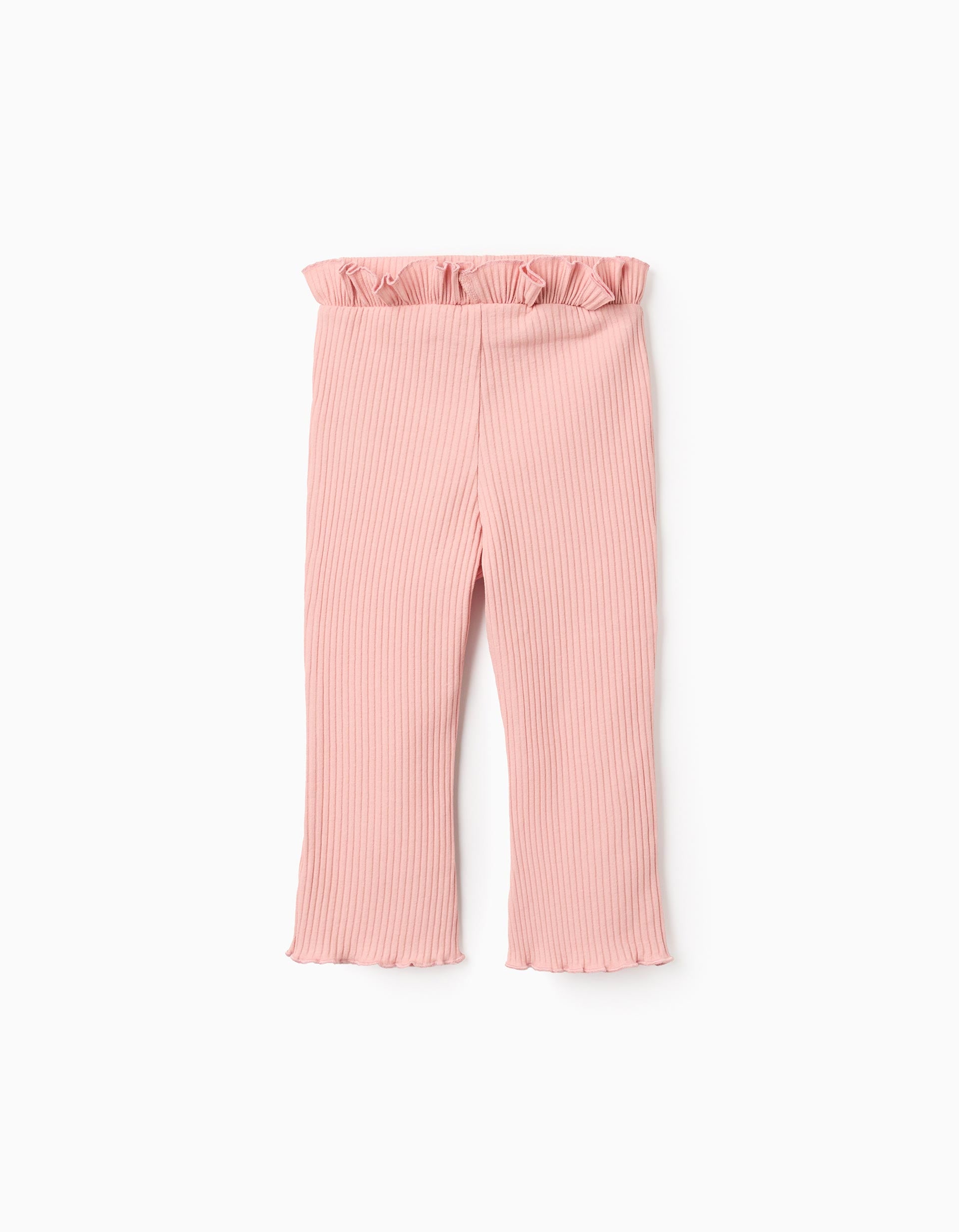 Pantalón Acanalado Bebé Niña Rosa Pastel Zippy estilo