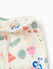 Conjunto Estampado Figuras Beige Zippy