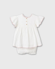 Vestido Con Panty Flor Blanco Zippy Fresco