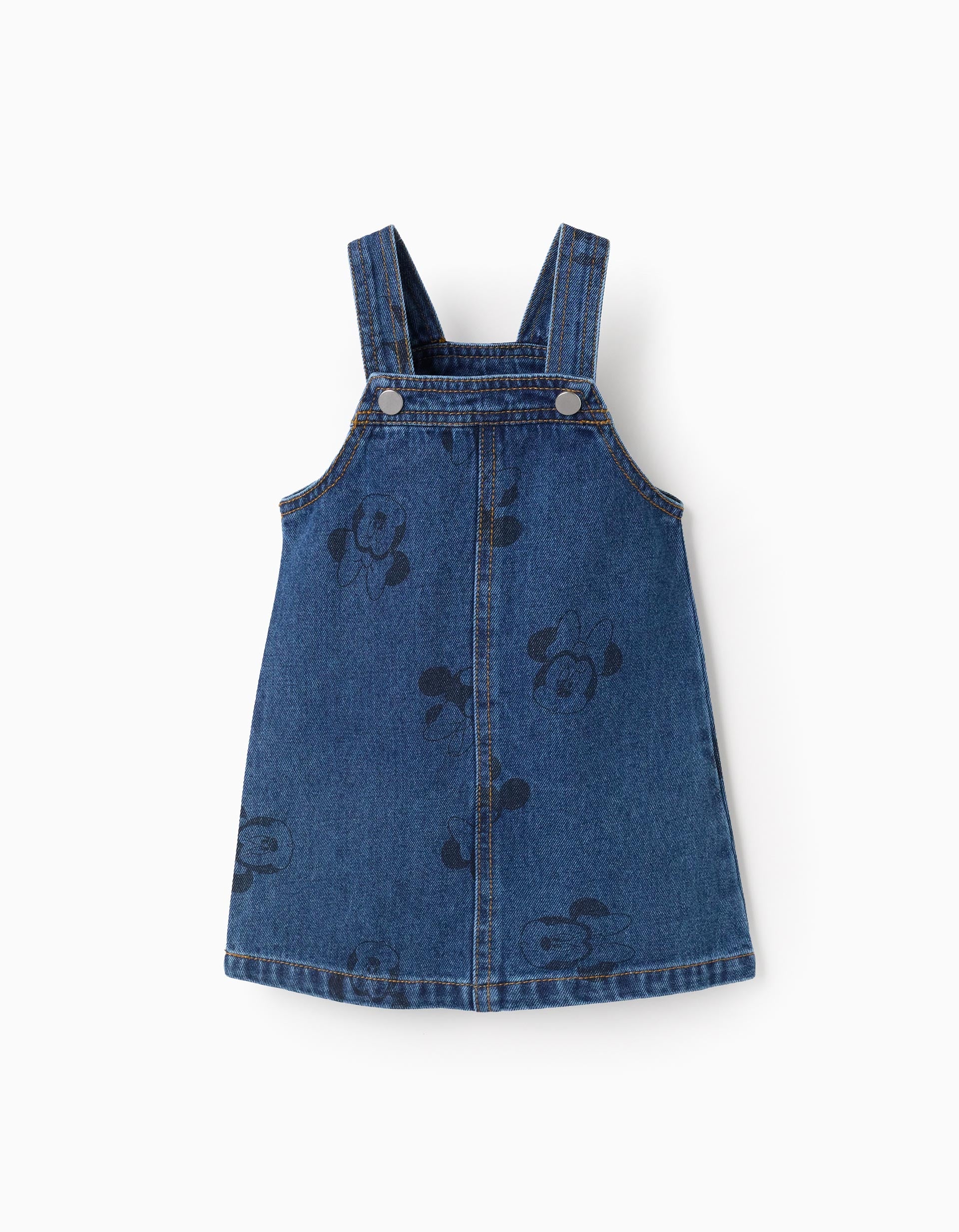 Peto bebé denim oscuro con Minnie Mouse para bebé 6‑36M
