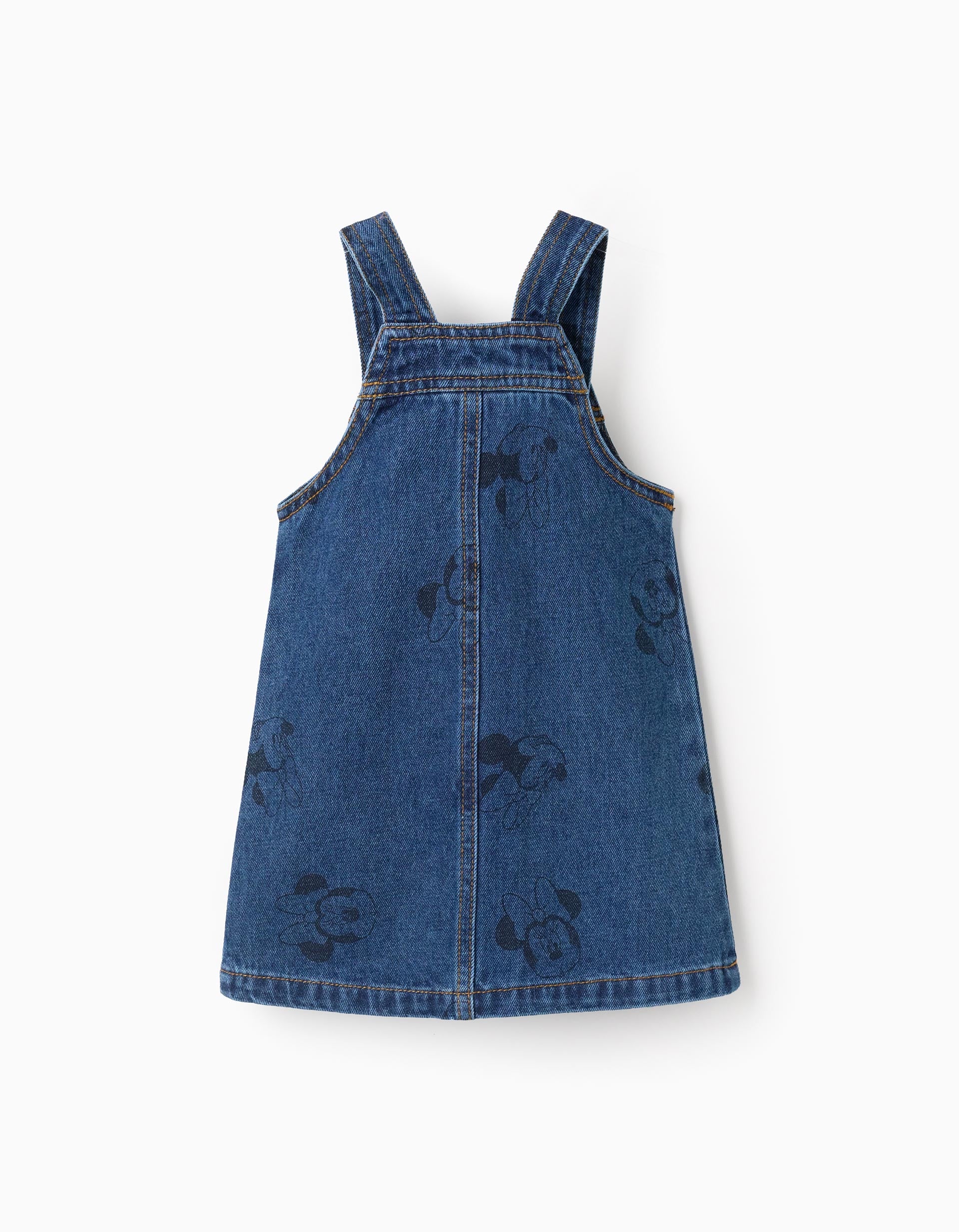 Overol bebé Minnie Mouse denim oscuro tirantes ajustables
