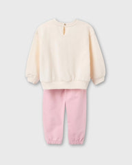 Conjunto Sudadera Pantalón Rosa Zippy Pink