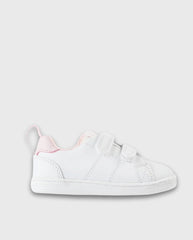 Tenis Velcro Combinado Rosa Zippy