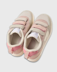 Tenis Velcro Combinado Gris Zippy Niña