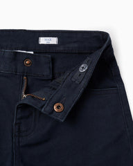 Bermuda Twill Navy Zippy detalle