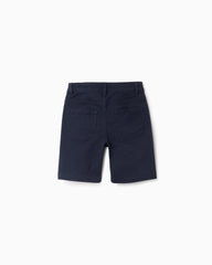 Bermuda Twill Navy Zippy estilo