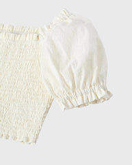 Blusa Resorte Bordado Blanco Zippy detalle