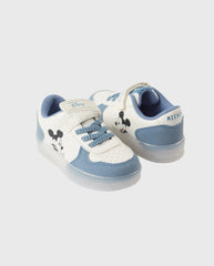 Tenis Con Luces Mickey Azul Claro Zippy® diseño
