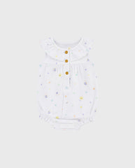 Body Cuello Estampado Cangrejo Blanco Zippy