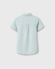 Camisa Lino Verde Zippy Menta