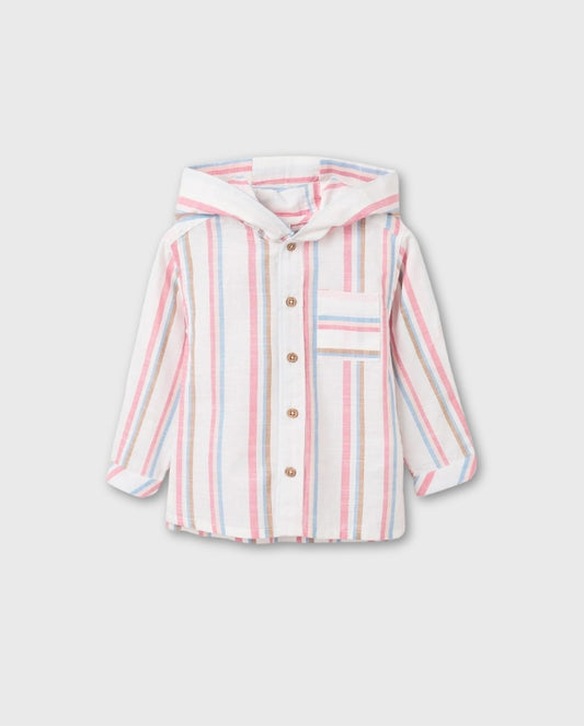 Camisa Con Capota Rayas Zippy