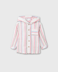 Camisa Con Capota Rayas Zippy