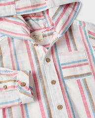 Camisa Con Capota Rayas Zippy Diseño