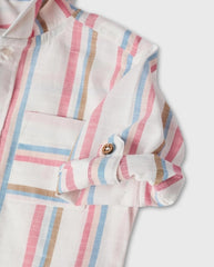 Camisa Con Capota Rayas Zippy Detalle