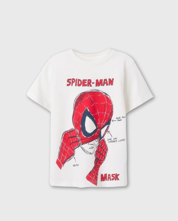 Camiseta Spider-Man Blanco Zippy