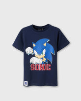 Camiseta Estampado Sonic Azul Zippy