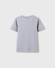 Camiseta Estampado Minecraft Zippy Gris