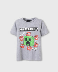 Camiseta Estampado Minecraft Zippy