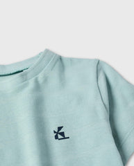 Camiseta Texturas Verde Zippy Polo