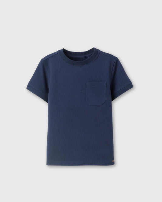 Camiseta Bolsillo Azul Zippy
