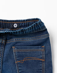 Pantalón Denim Cintura Resorte