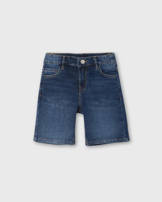 Bermuda Denim Azul Oscuro Zippy