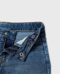 Bermuda Denim Azul Zippy Detalle