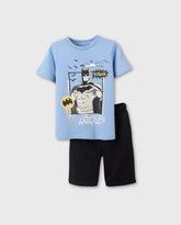 Conjunto Bermuda Batman Azul Zippy