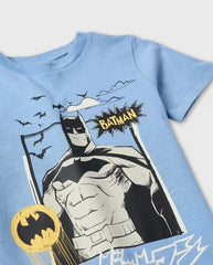 Conjunto Bermuda Batman Azul Zippy Superheroe