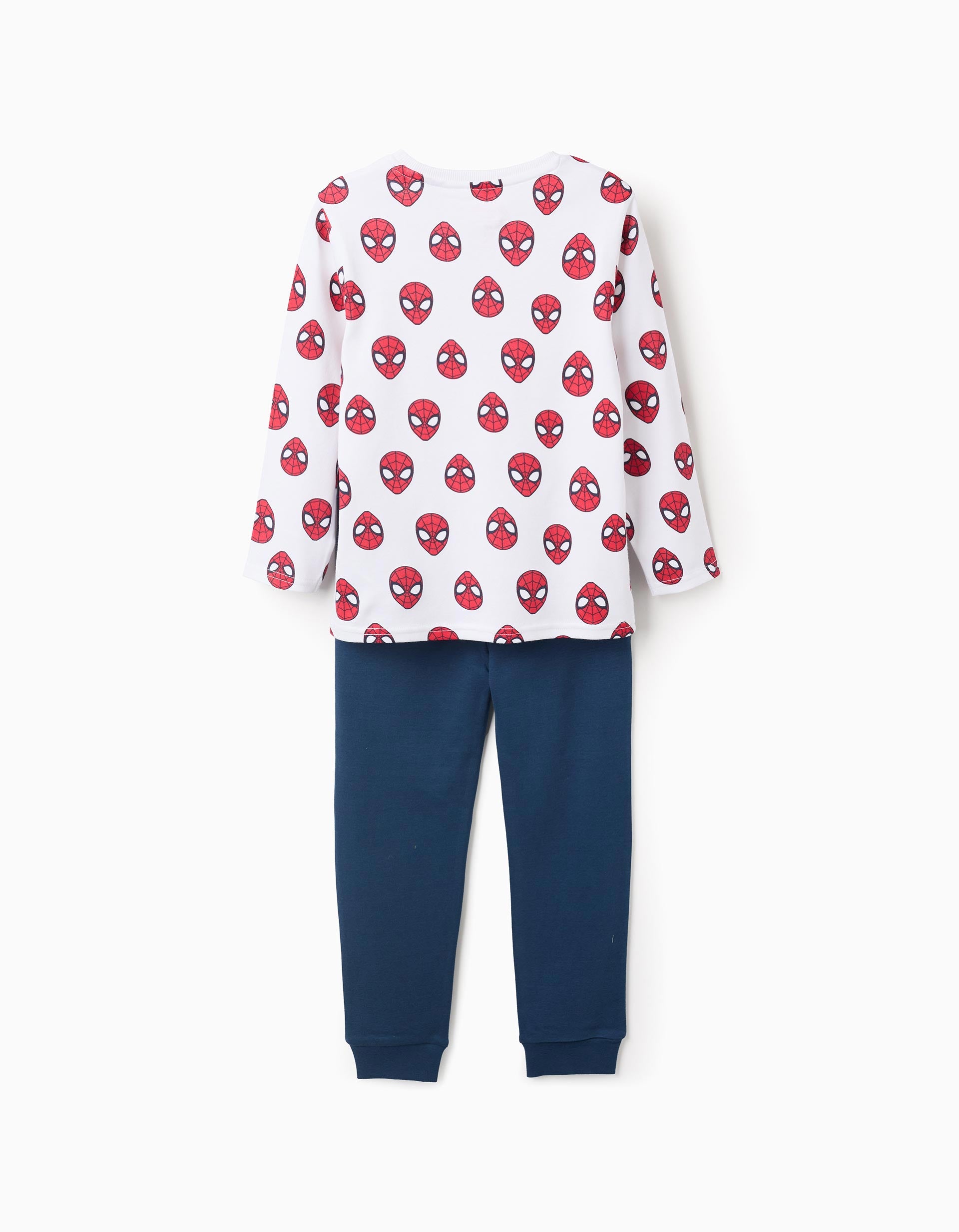 Vista trasera del conjunto de pijama Marvel