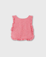 Blusa Volantes Rayas Rojo Zippy Verano